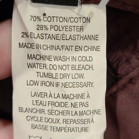 NWT Harlow hi rise Maroon jeans / pants - Picture 10 of 10